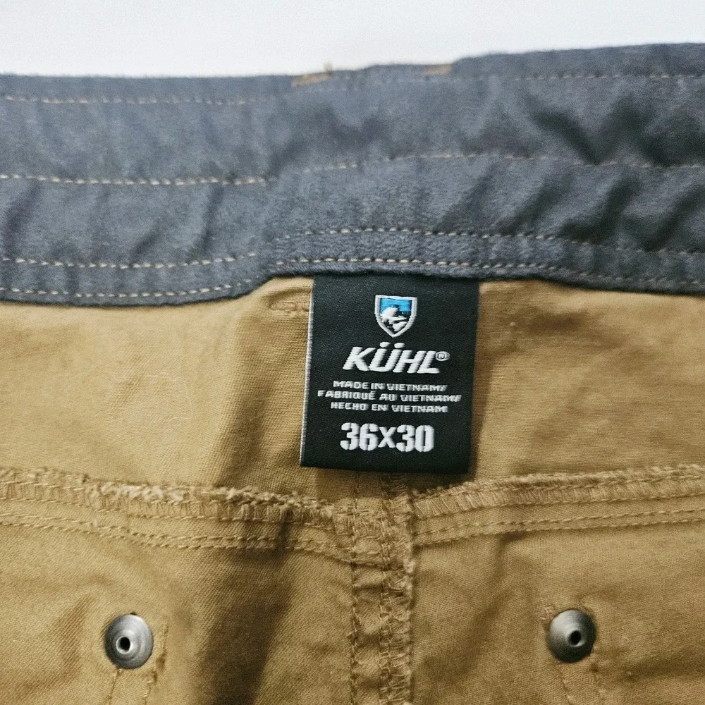 Kuhl Pants Men's Size 36x30 Beige Khaki Cargo Tactical Utility